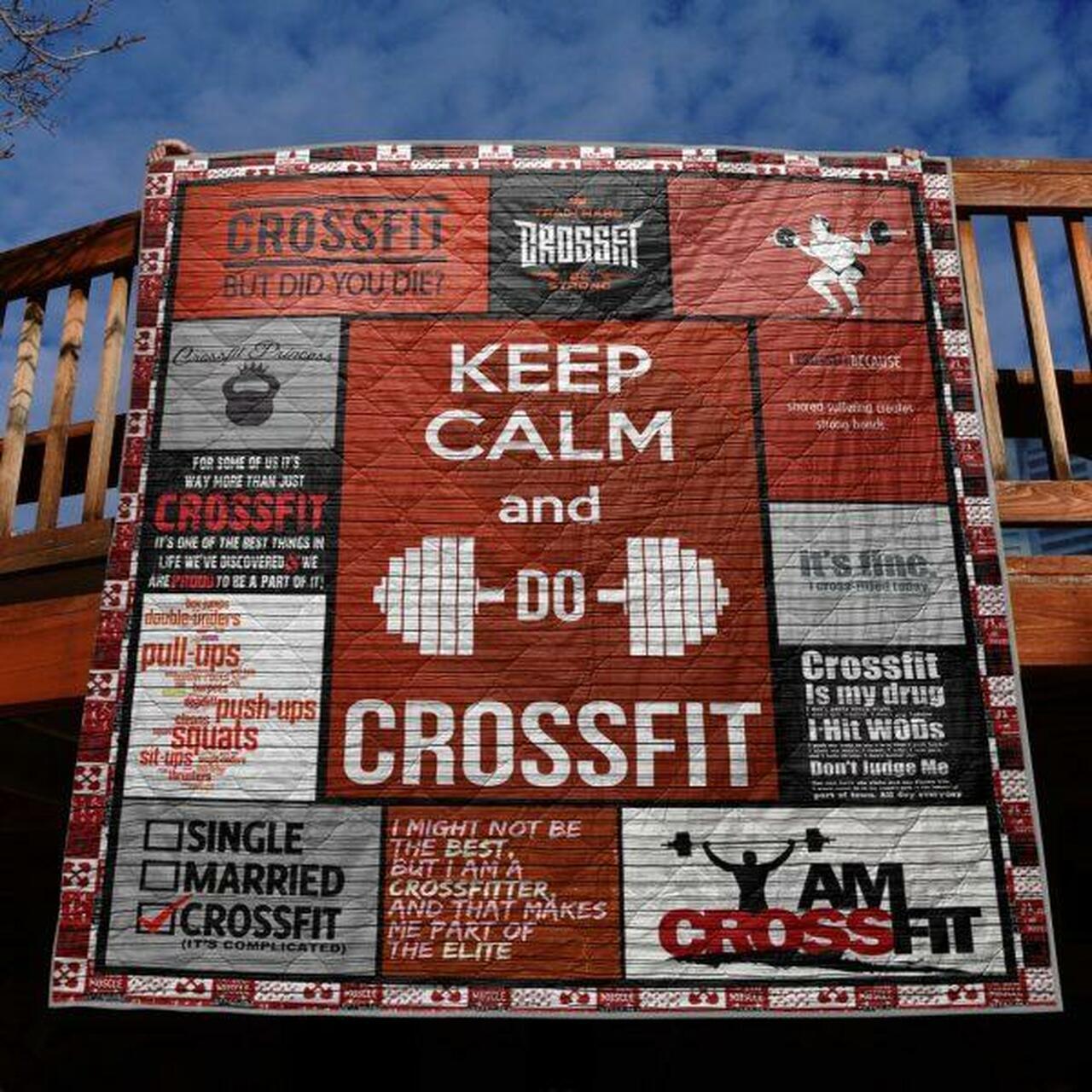Keep Calm And Do sfit Quilt Blanket Hn57 Quilt