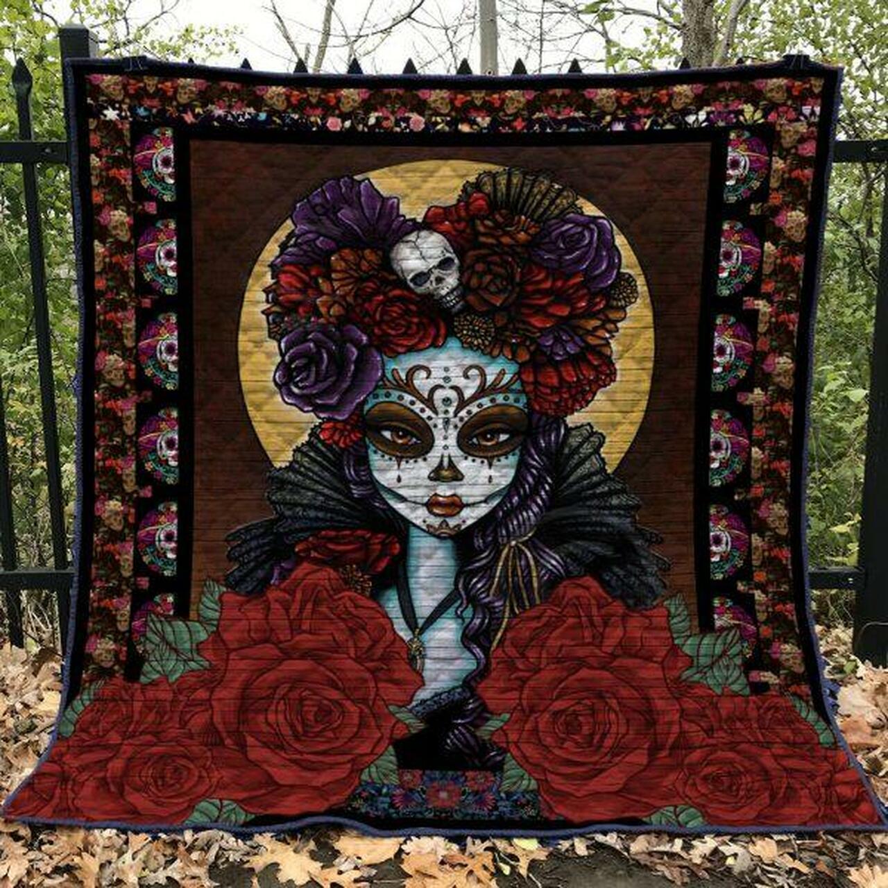 Skull Quilt Blanket Ver 81 Quilt