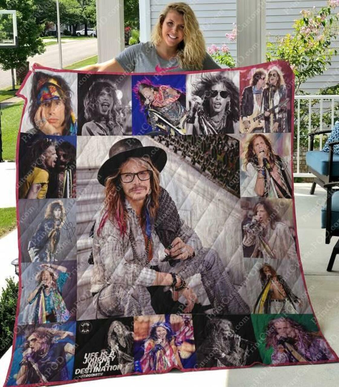 Steven Tyler Quilt Blanket Limited Quilt Blanket