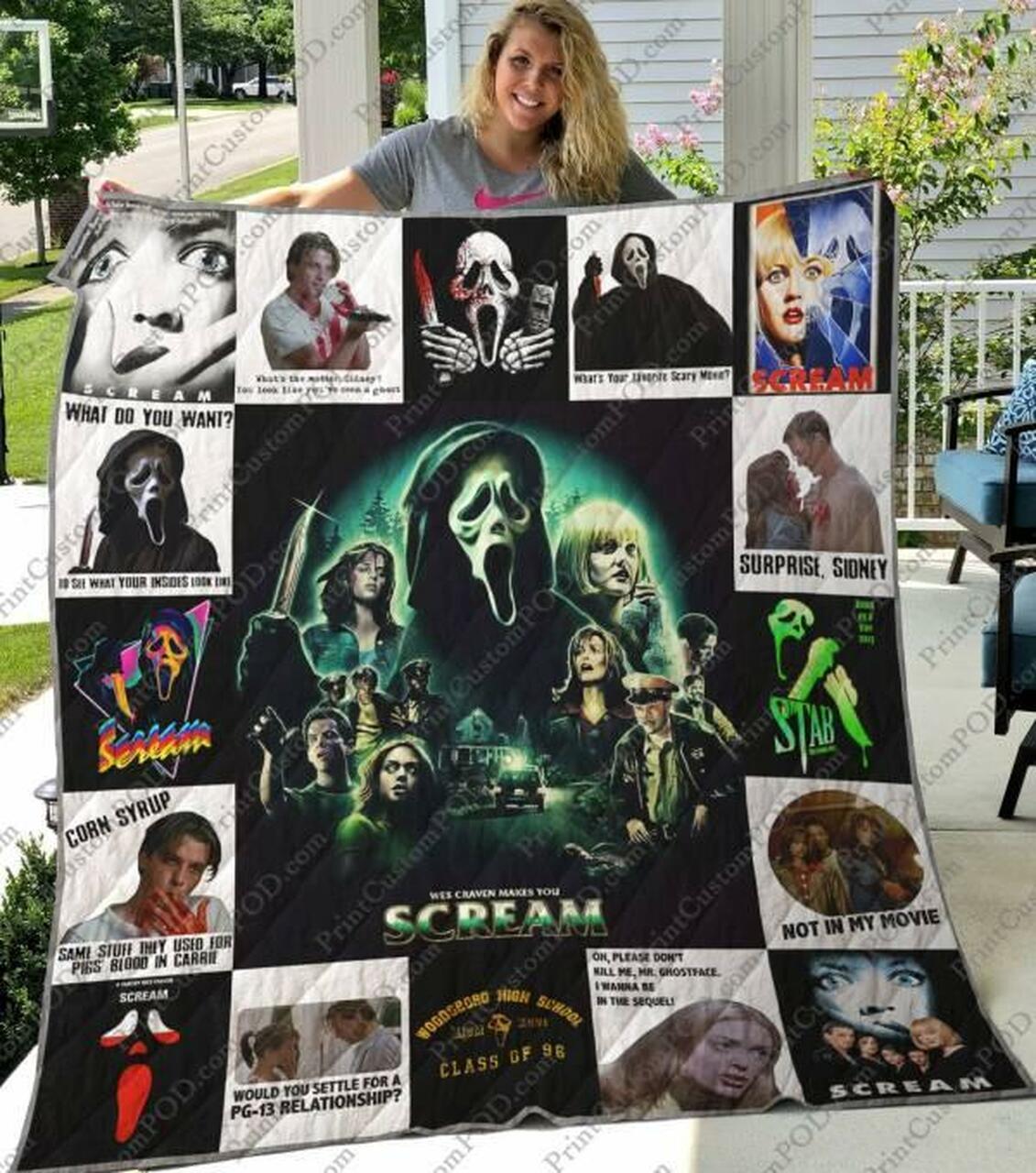 Scream Quilt Blanket Limited Quilt Blanket