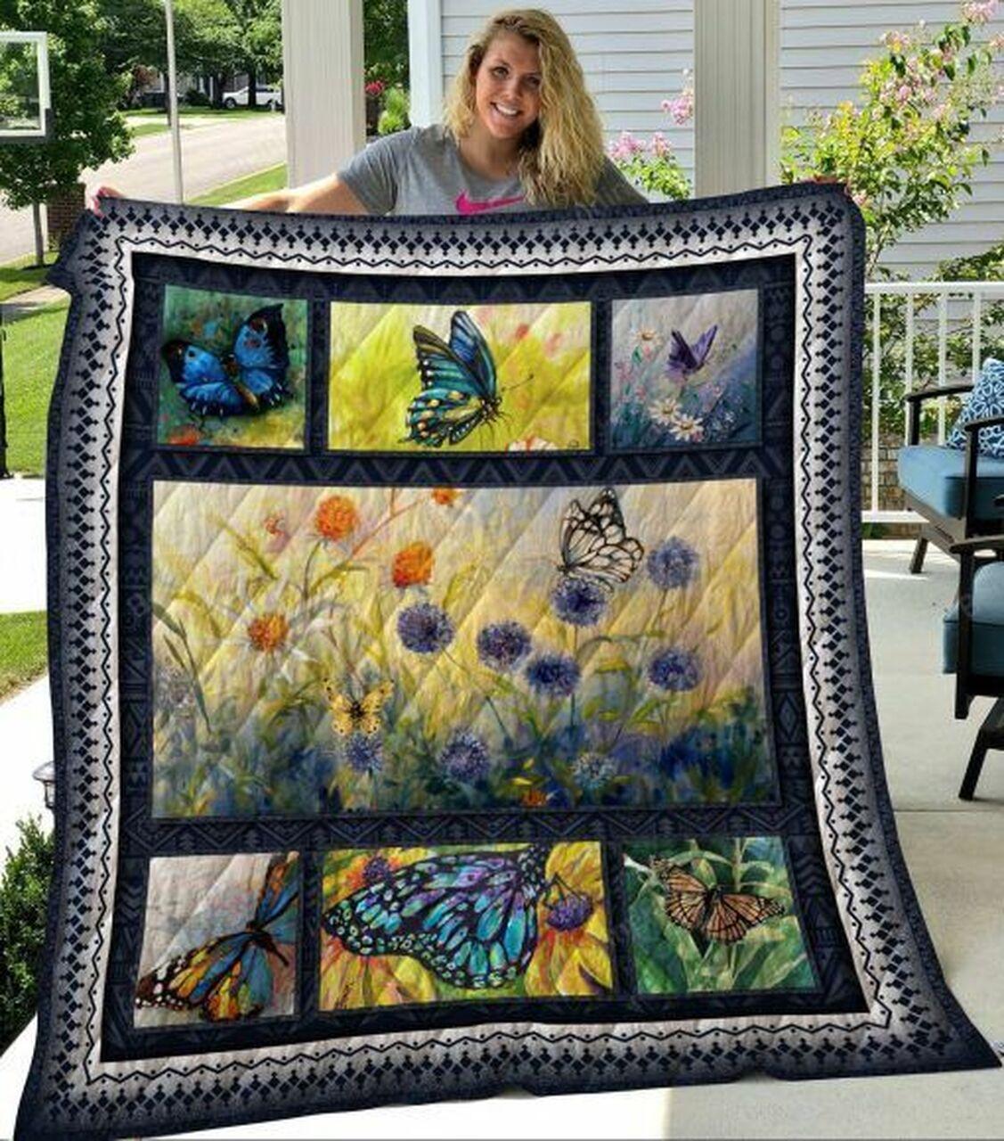 Butterf Quilt Blanket