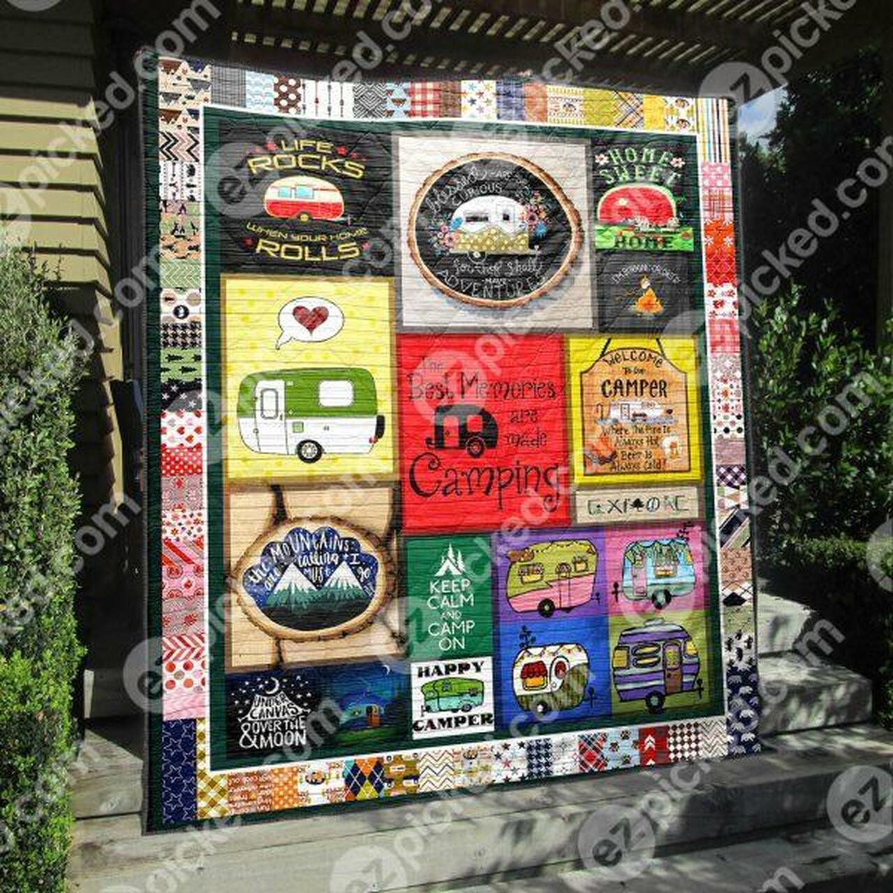Thet Memo Are Made Camping Quilt Blanket Vh09 Quilt
