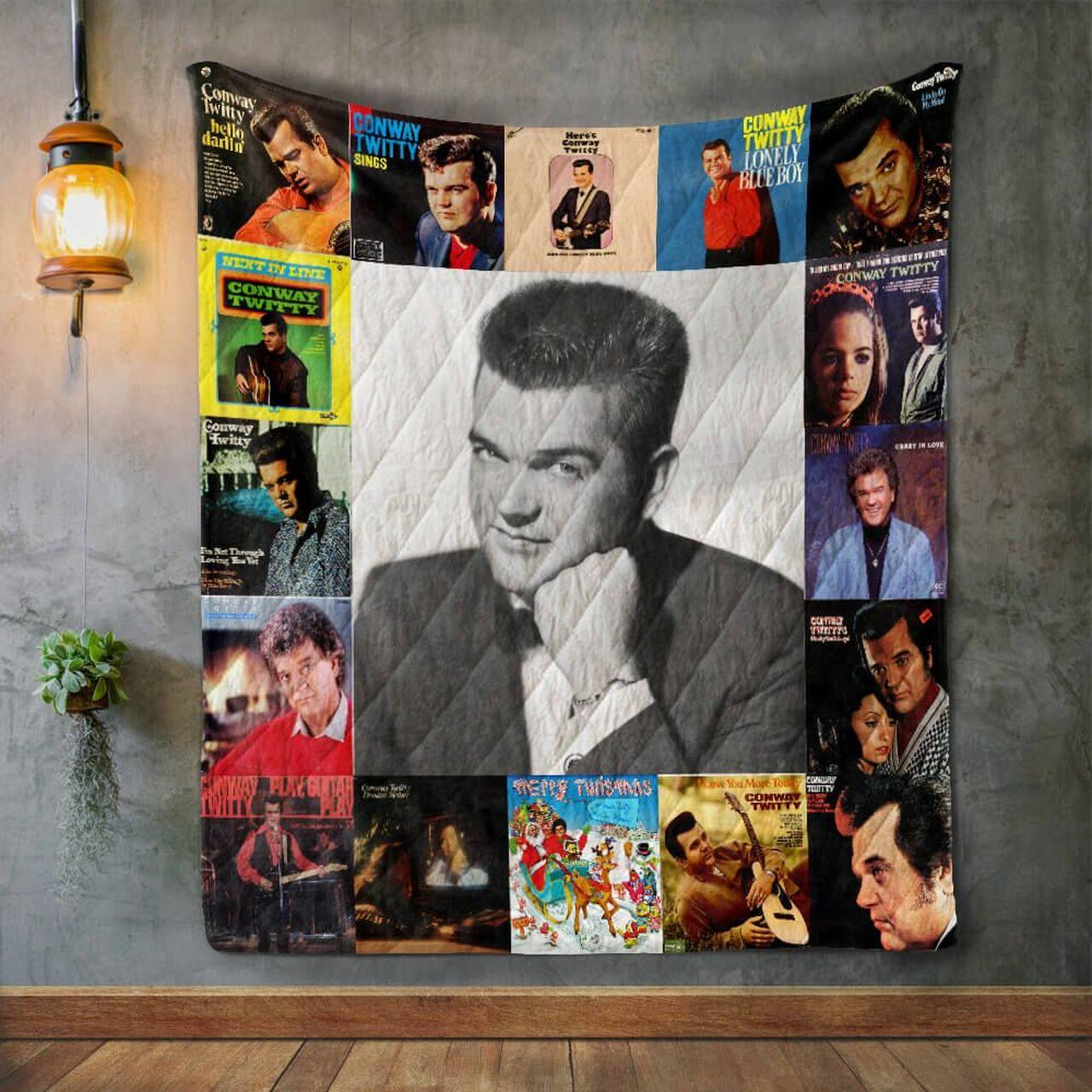 Conway Twittyle Three Album Co Quilt Blanket