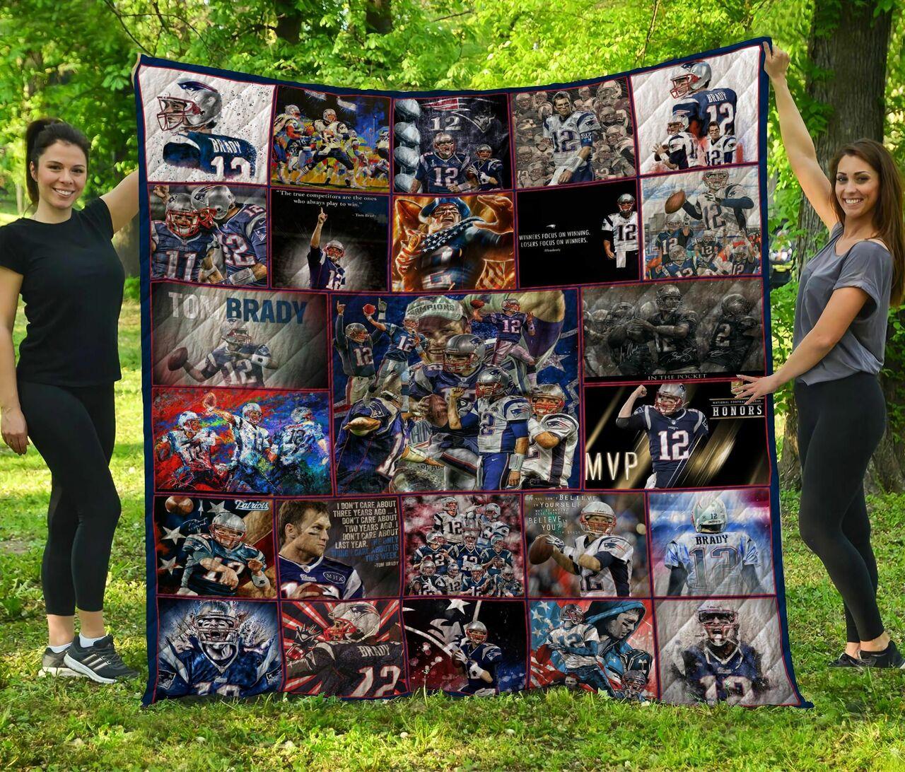 Tom Brady Nep Quilt Blanket 02
