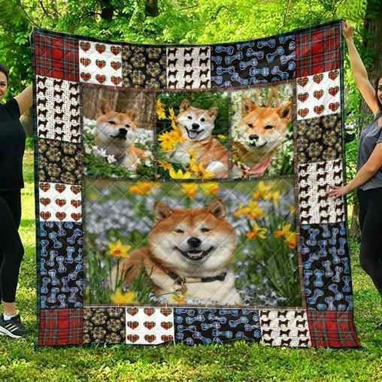 Cuhiba Inu Dog Blanket Th1807 Quilt
