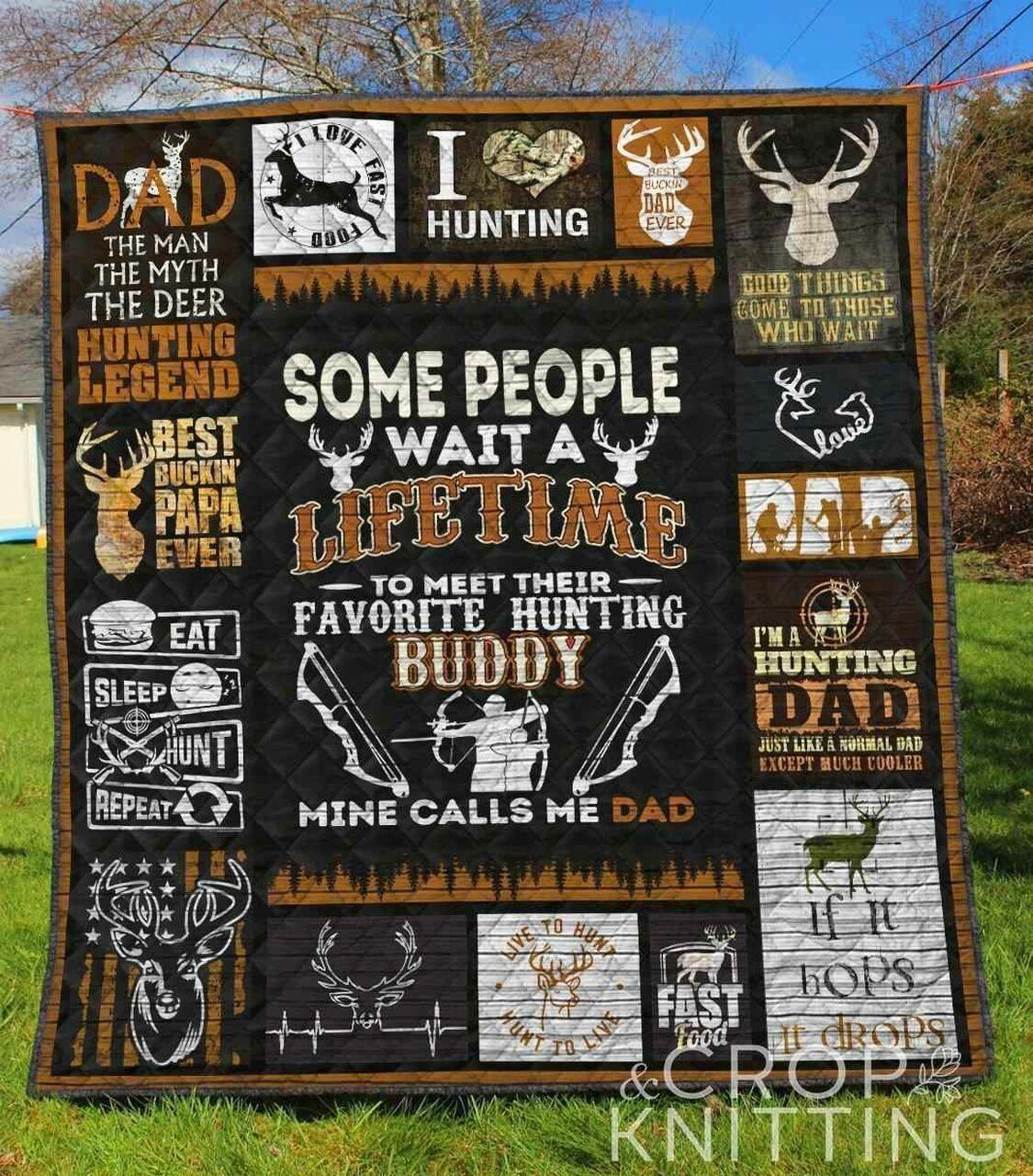 Hunting 4 Blanket Th1307 Quilt
