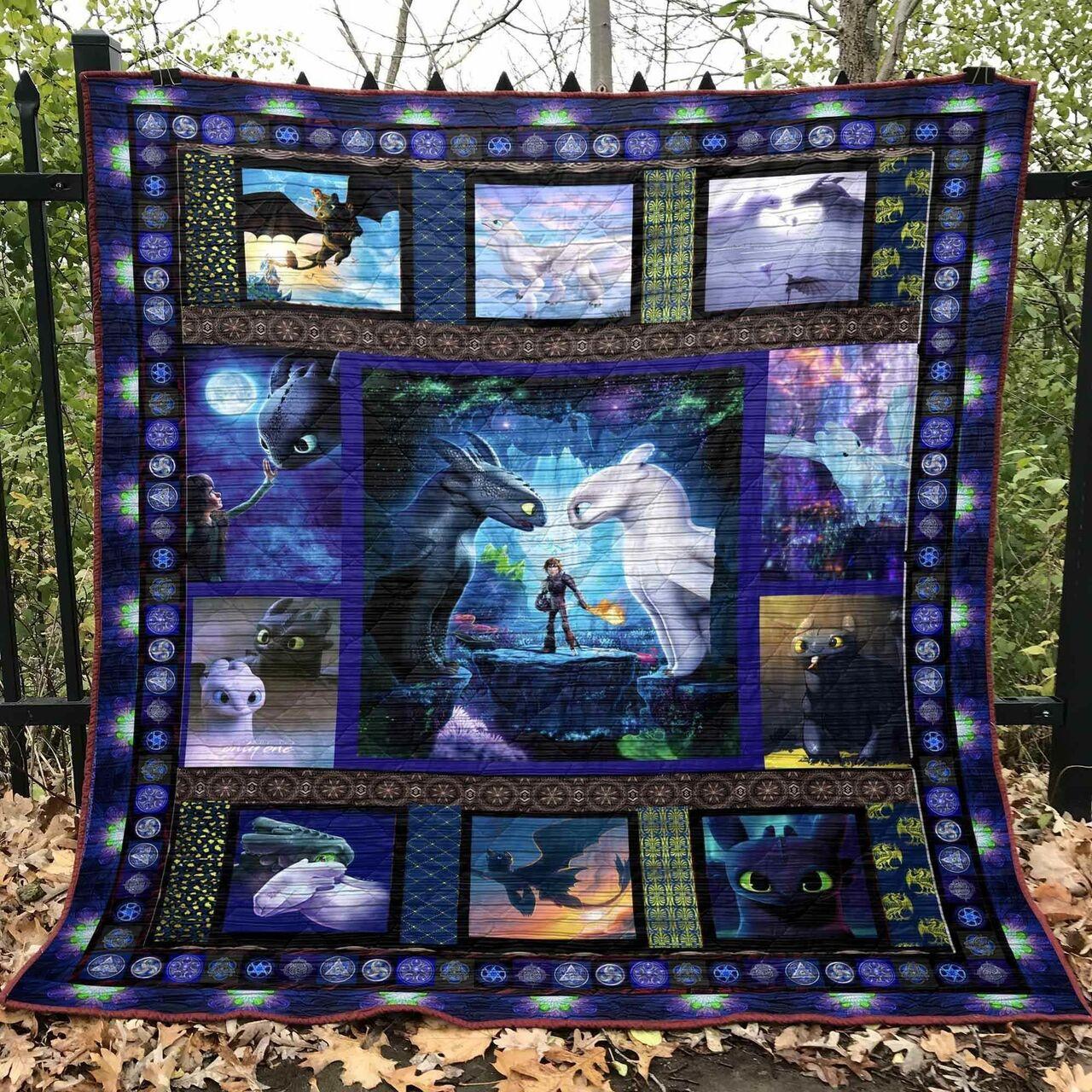 How To Train Your Dragon Blanket Th1607 Quilt