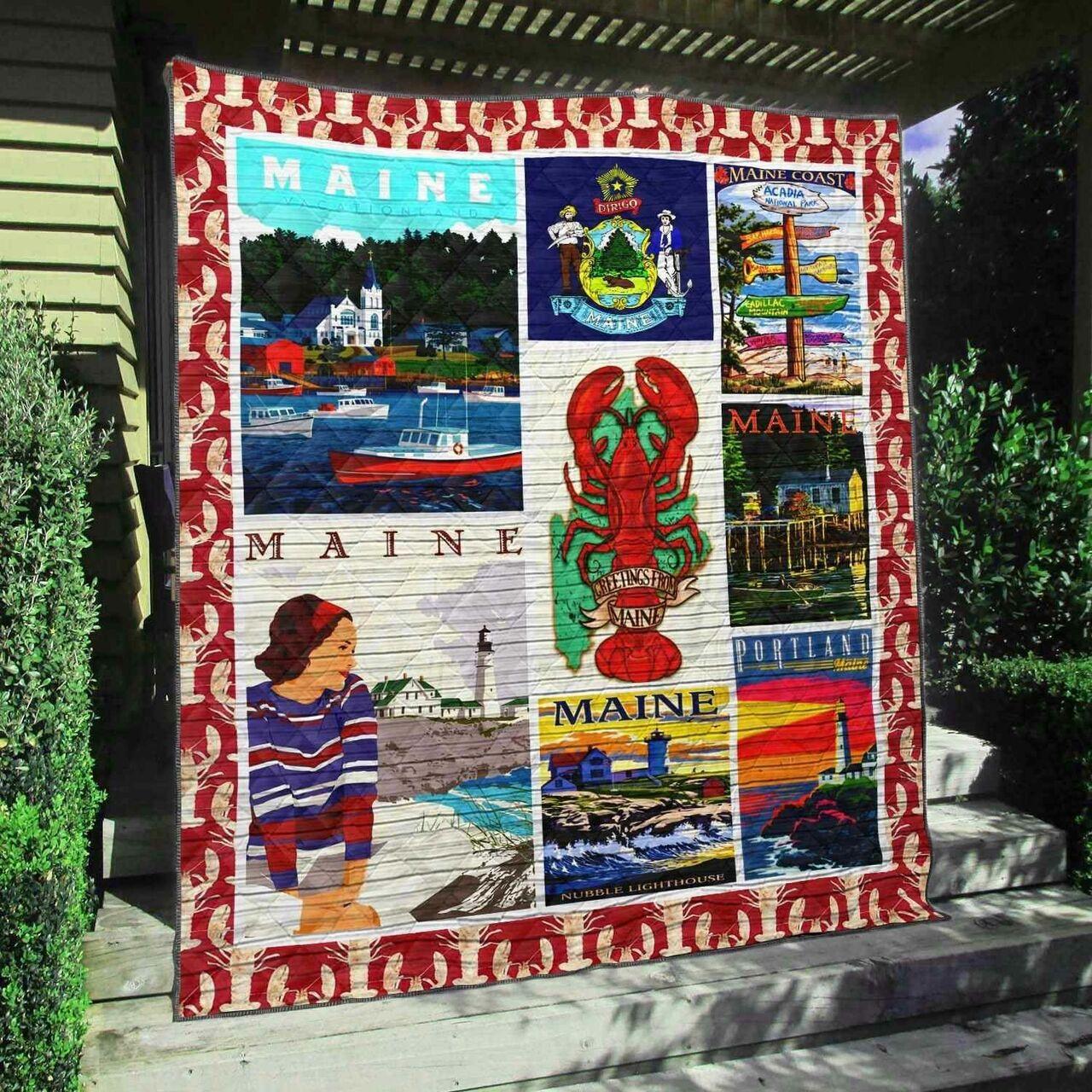 Maine 1 Blanket Th1607 Quilt