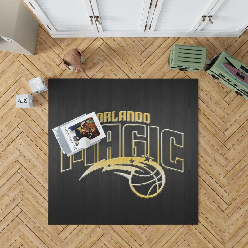 Energetic Nba Basketball Team Orlando Magic Rug