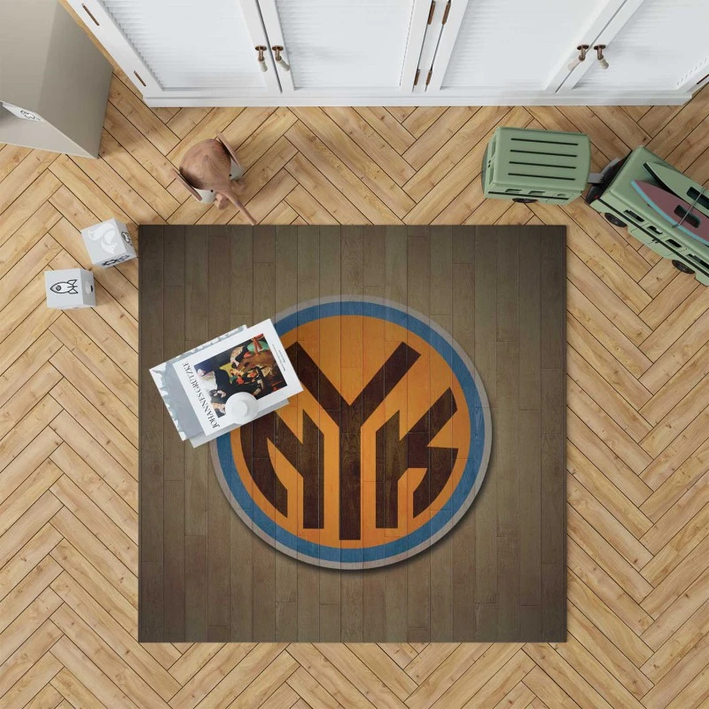 New York Knicks Exciting Nba Basketball Club Rug