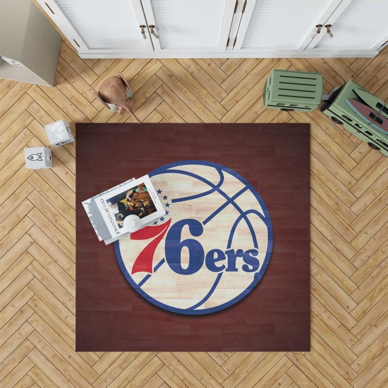 Philadelphia 76Ers Excellent Nba Basketball Team Rug