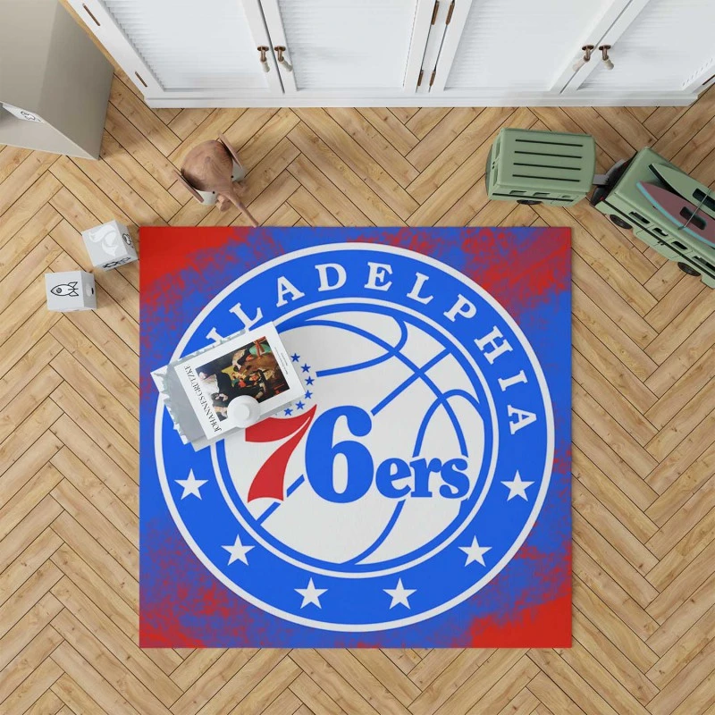 Philadelphia 76Ers Awarded Nba Basketball Team Rug