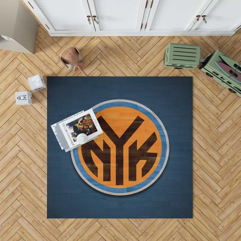 New York Knicks Classic Nba Basketball Club Rug