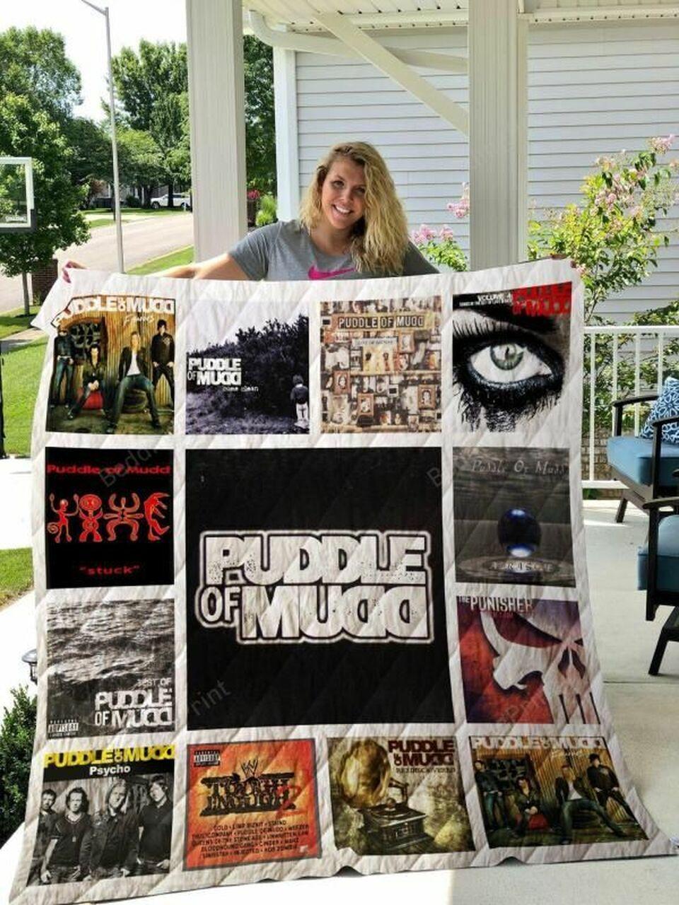 Puddle Of Mudd Al Quilt Blanket 01