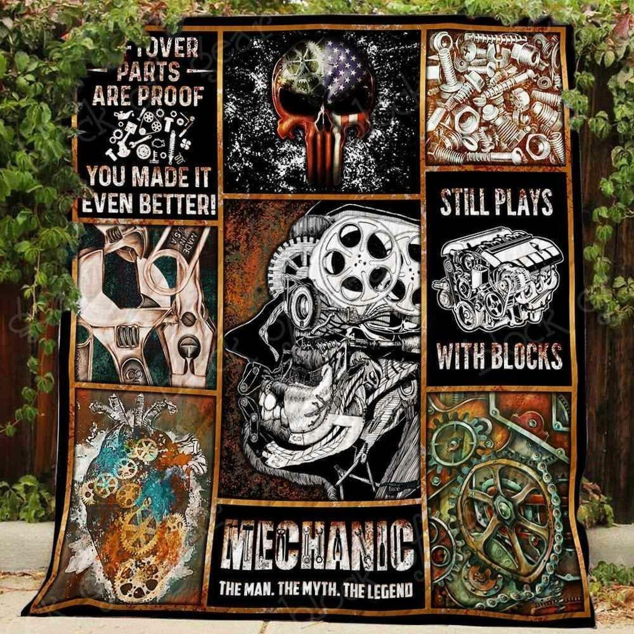 The American Mechanic Blanket Kc1807 Quilt