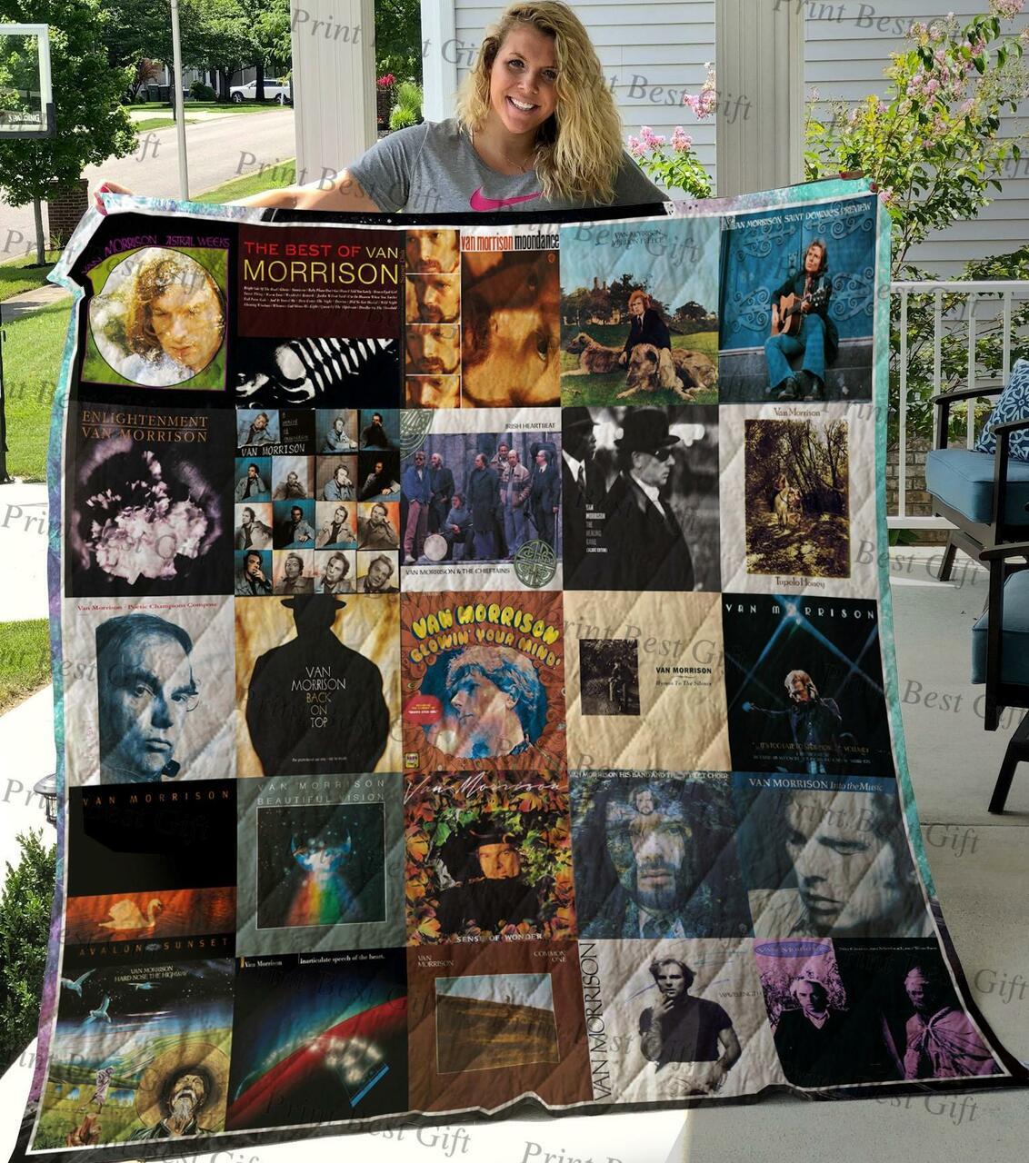 M310770 Van Moon Quilt Blanket Quilt
