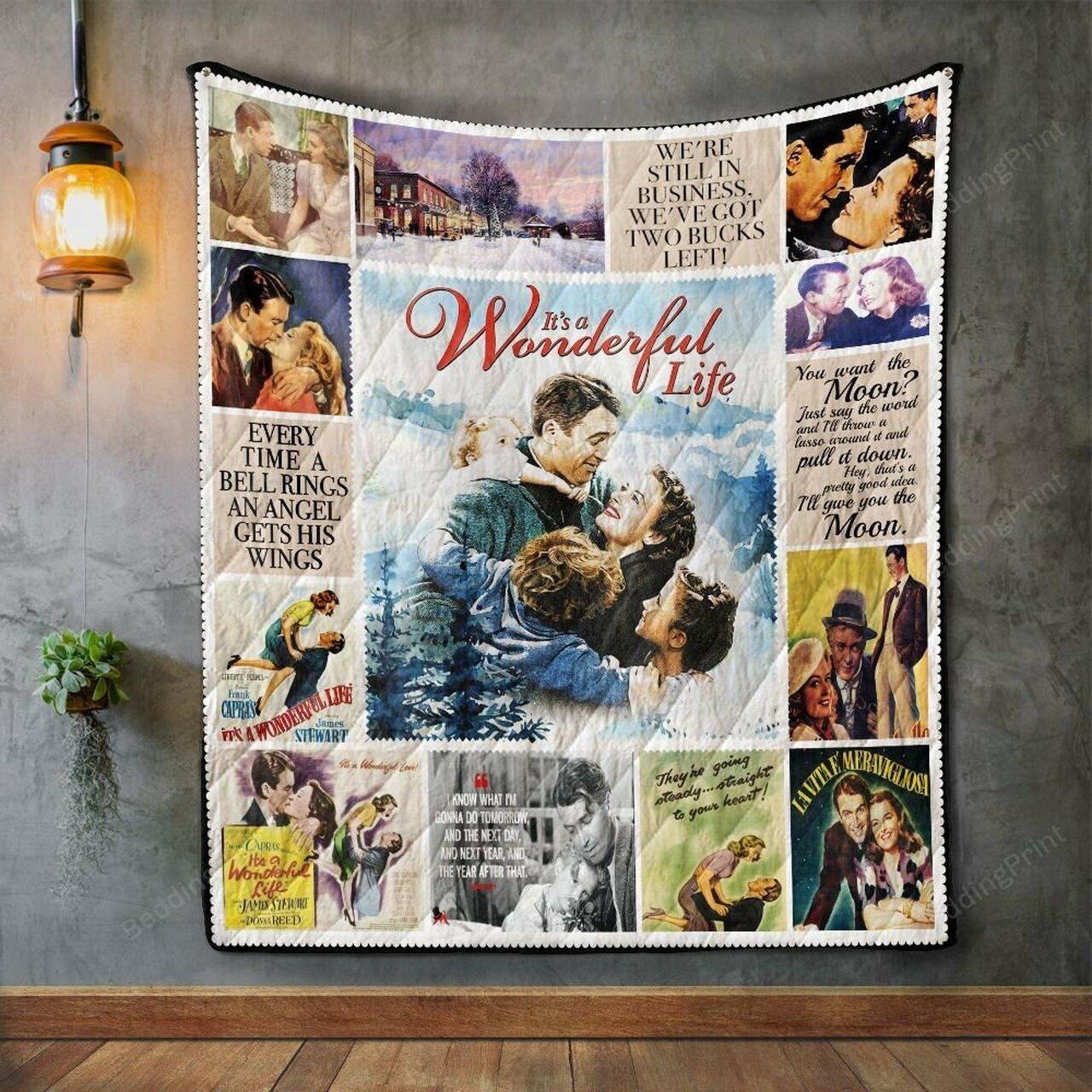 ItS A Wonderful Life Quilt Blanket