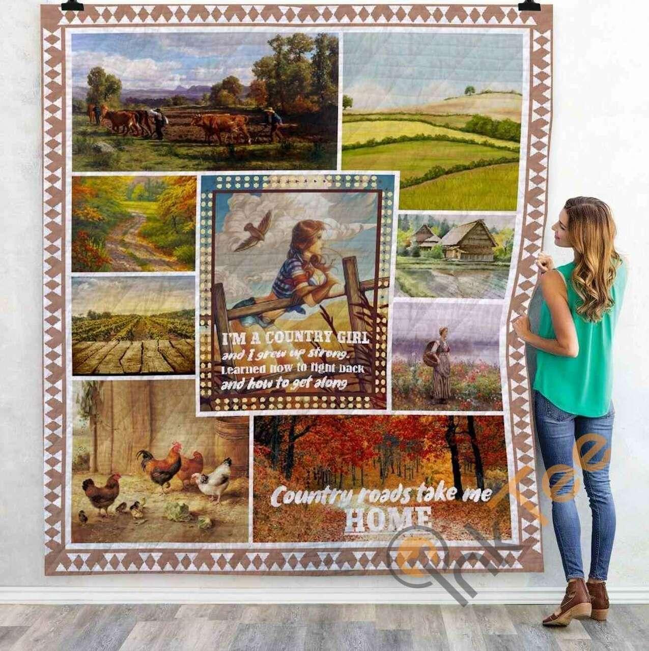 Country Girl Blanket TH0607 Quilt