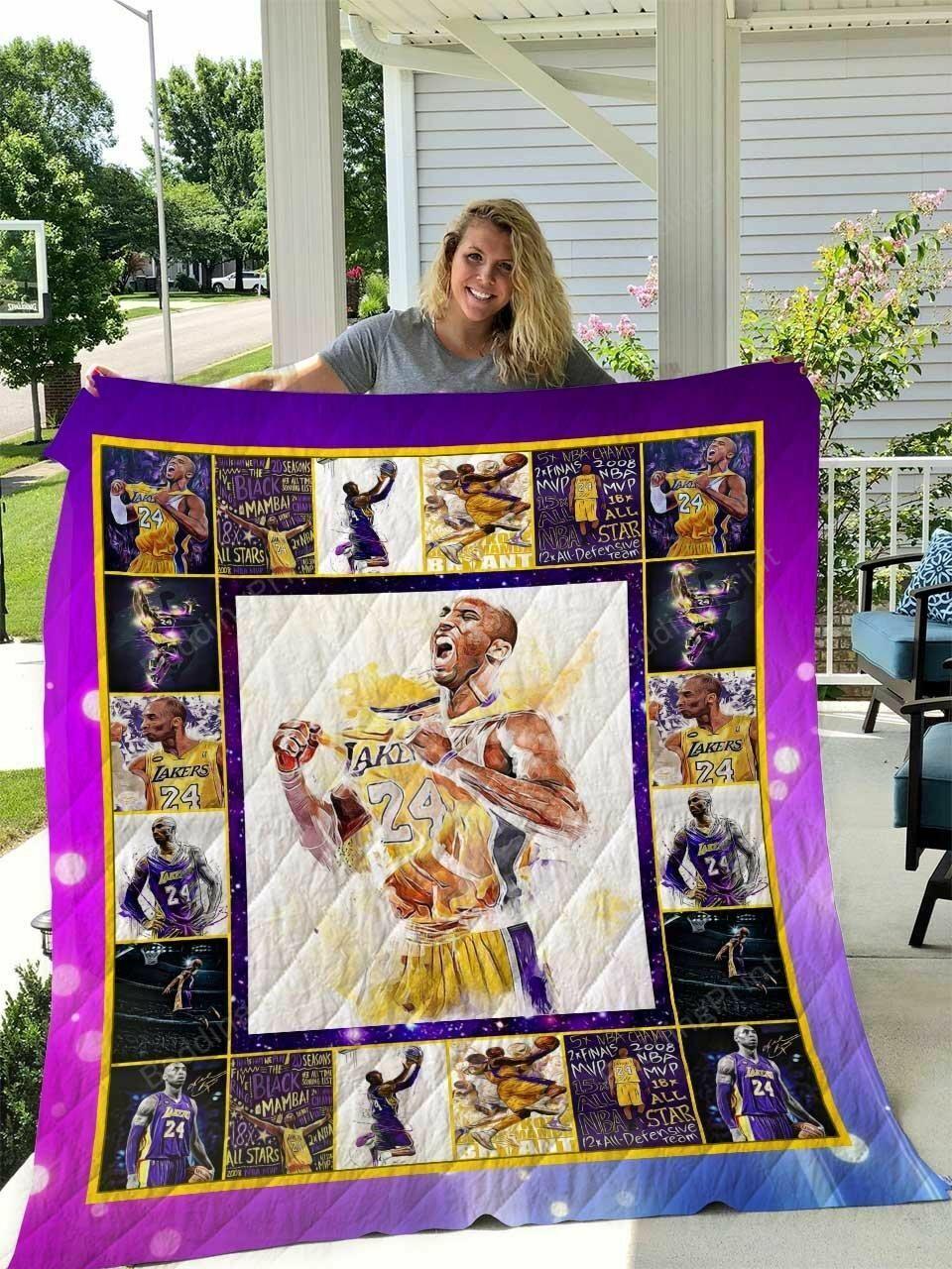 Kobe Bryant Quilt Blanket Aeason Size Quilt Blanket