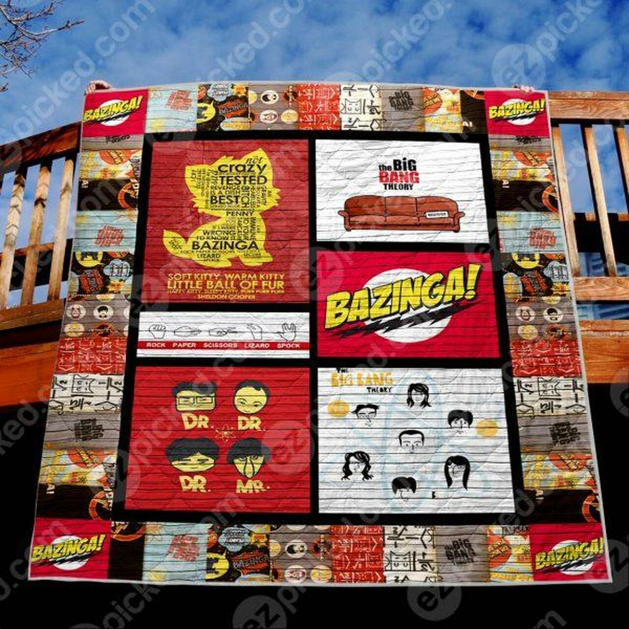 The Big Bang Theory Quilt Blanket Vd14 Quilt