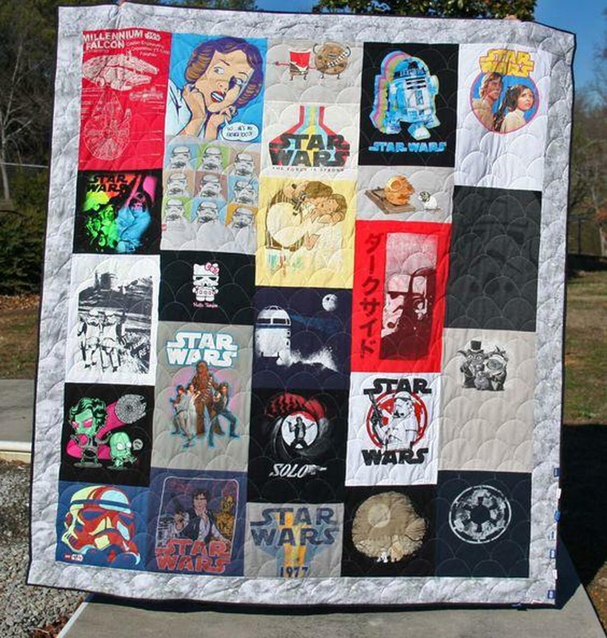 Star 2 Quilt Blanket Tr12 Quilt