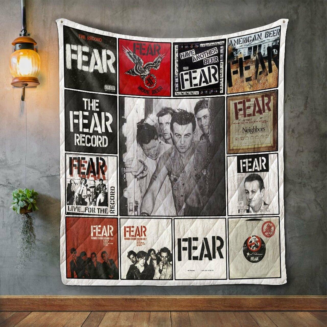Fear Album Co Quilt Blanket
