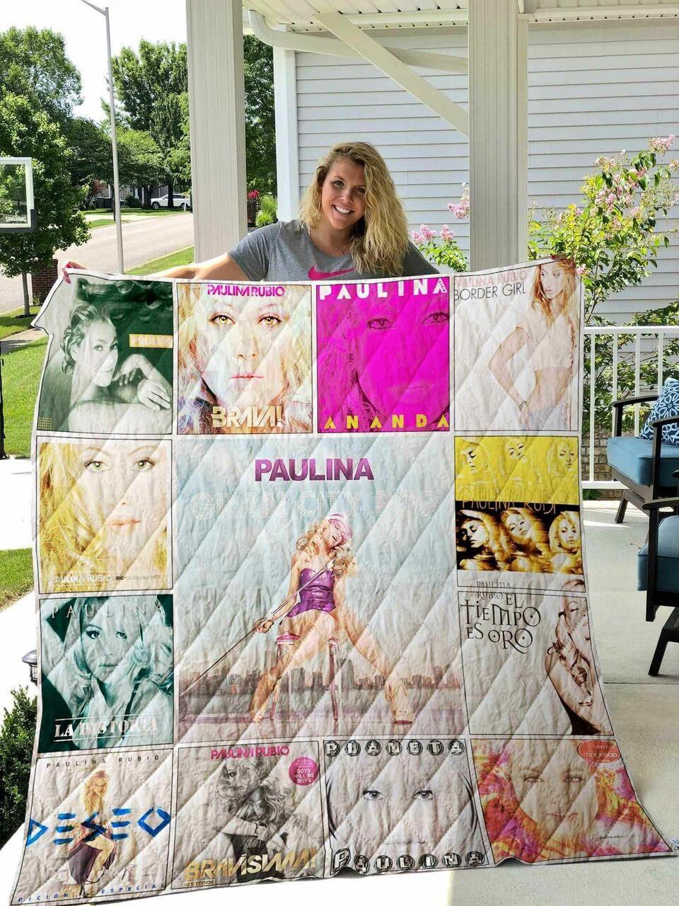 Paulina Rubio Blanket Th1809 Quilt