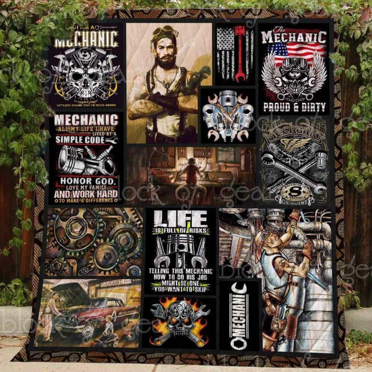 I Am A Mechanic Blanket Kc1807 Quilt