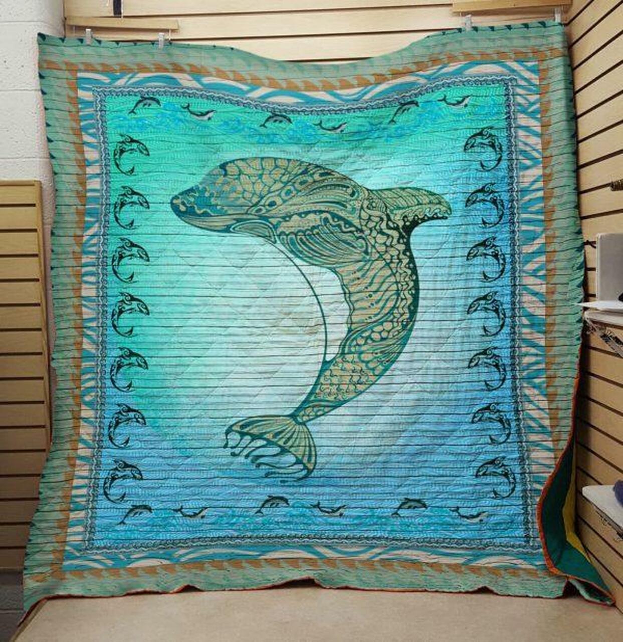 Dolphin 2502049 Quilt Blanket Quilt