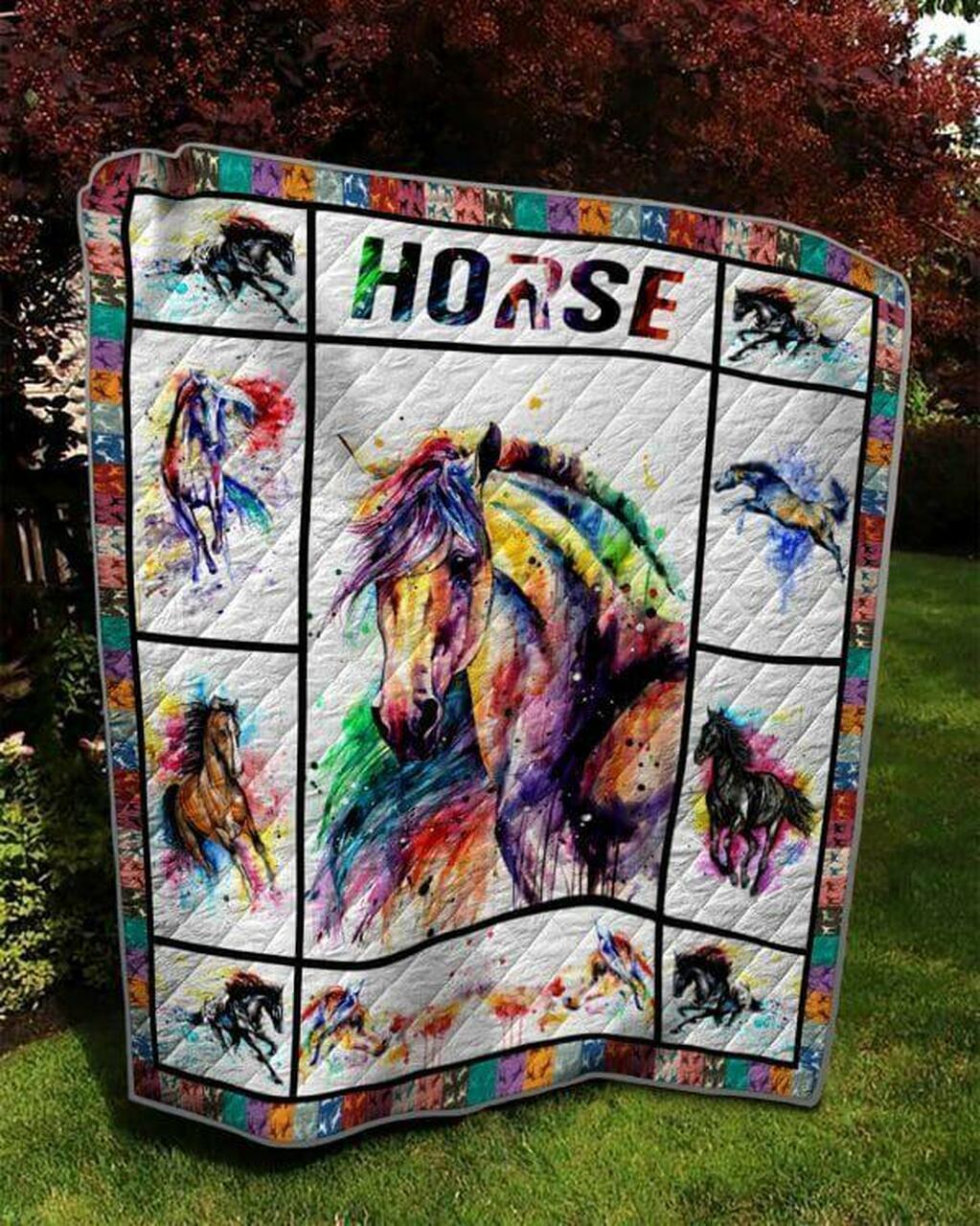 Rainbow e Quilt Blanket Quilt