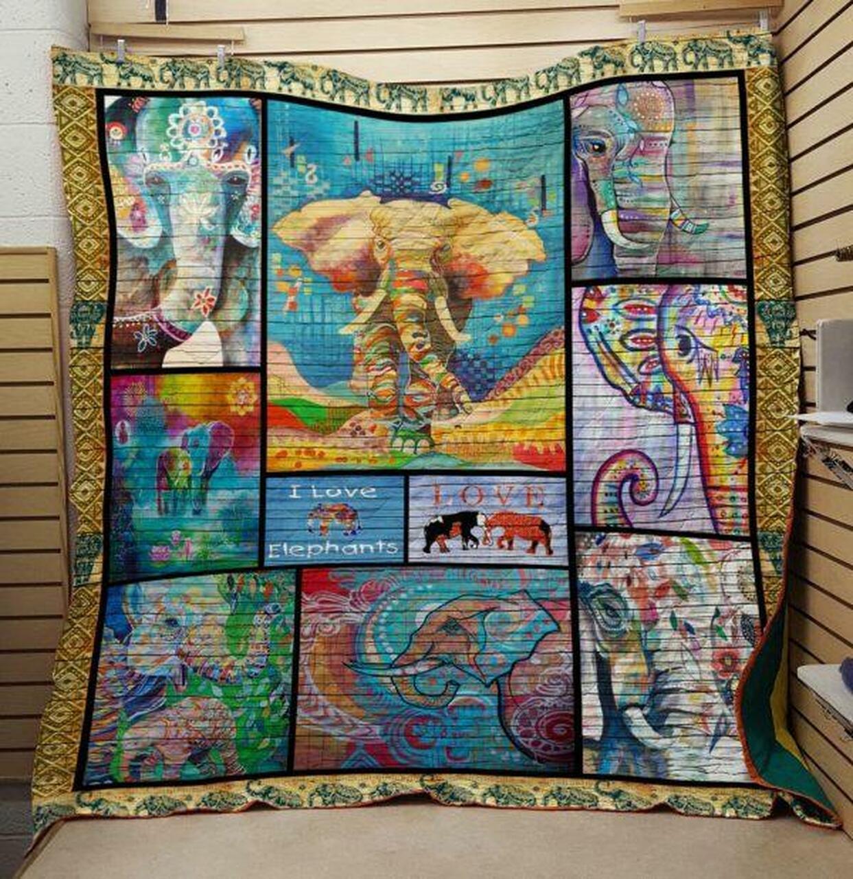 Elephant 2502068 Quilt Blanket Quilt