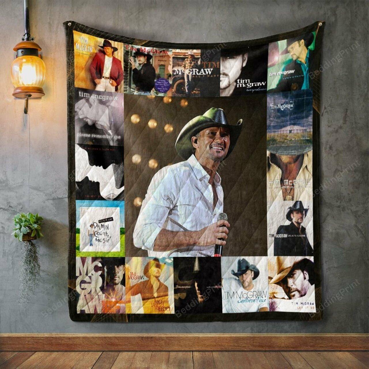 Tim Mcgrtyle 2 Album Co Quilt Blanket