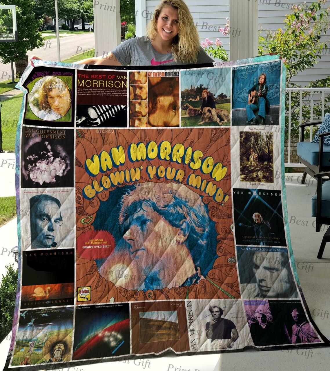 M310769 Van Moon Quilt Blanket Quilt