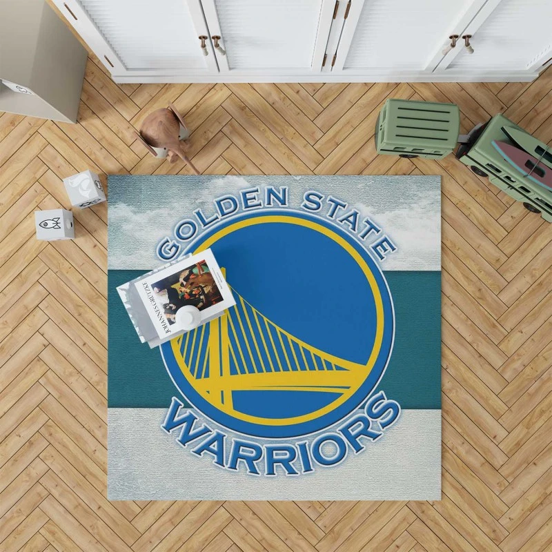 Strong Nba Basketball Team Golden State Warriors Rug
