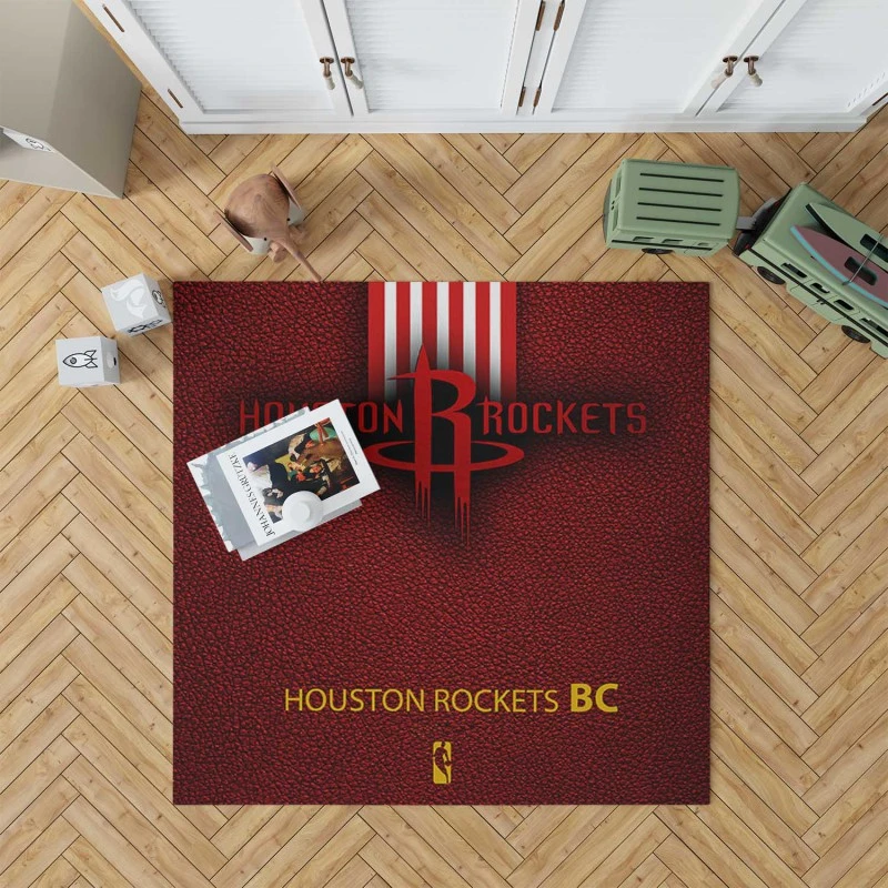 Houston Rockets Professional Nba Team Rug