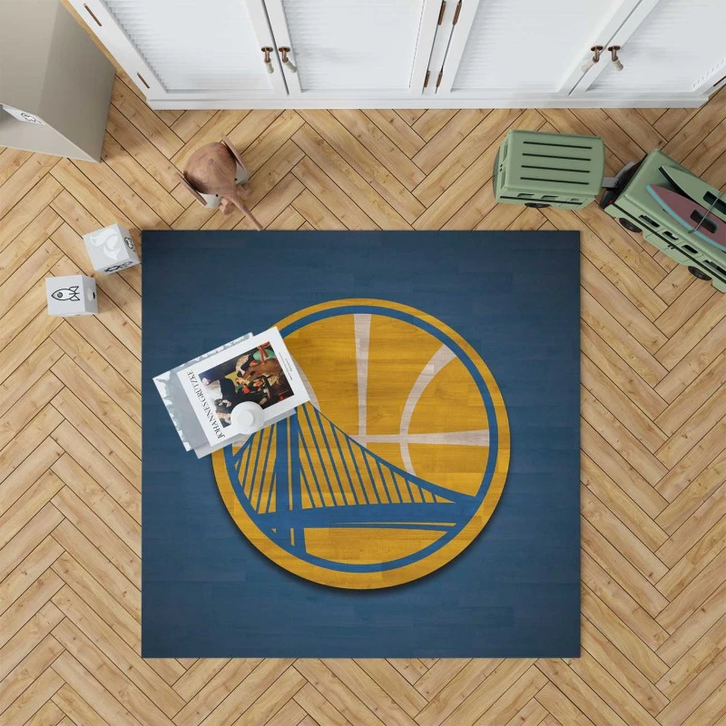 Golden State Warriors Nba Energetic Basketball Club Rug