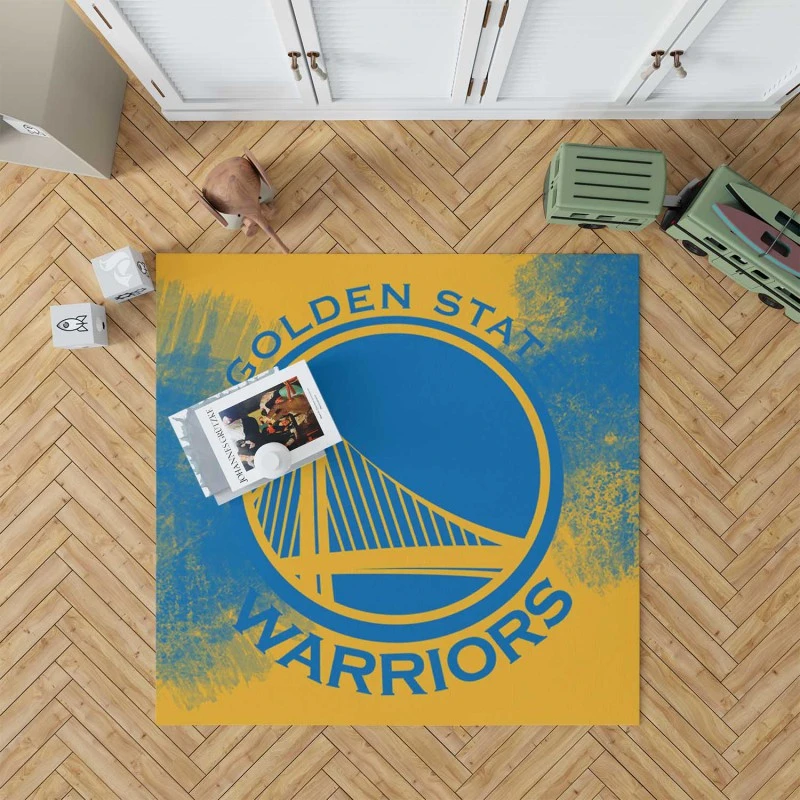 Popular American Basketball Team Golden State Warriors Rug