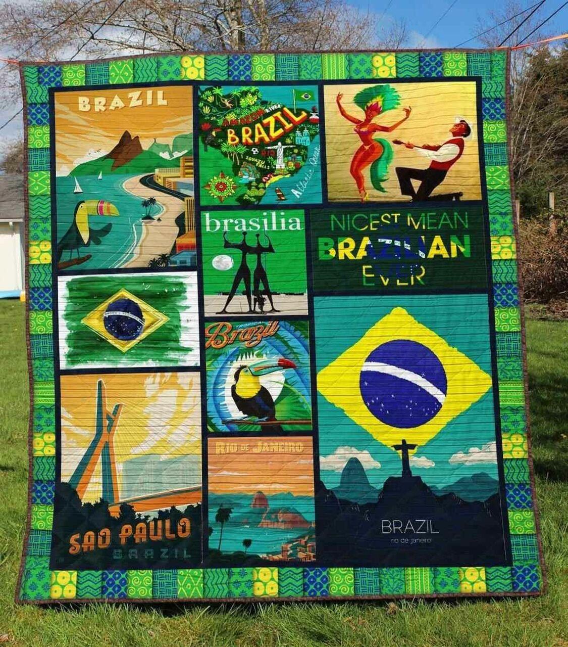 Brazil 1 Blanket Th1607 Quilt