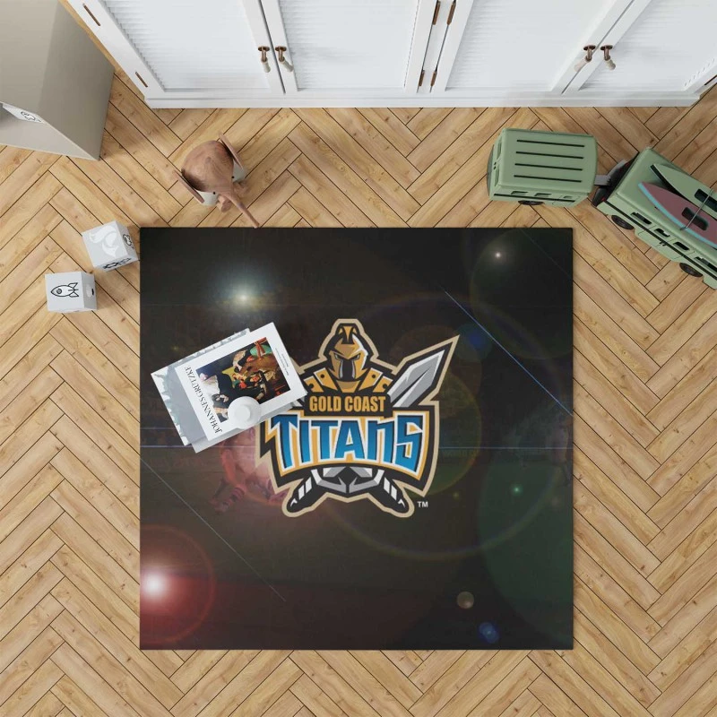 Gold Coast Titans Exellelant Nrl Rugby Club Rug