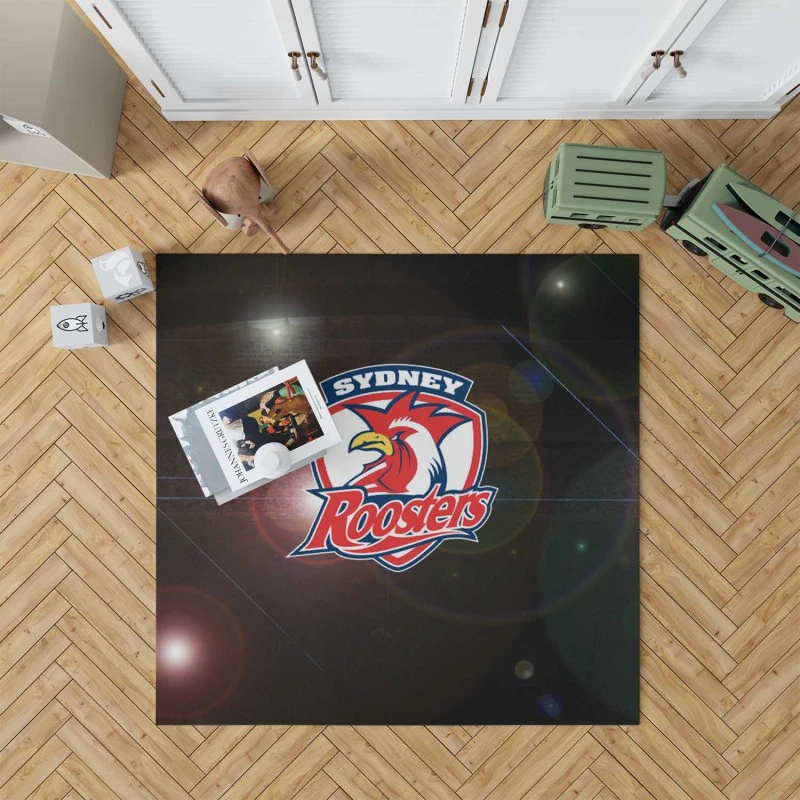Nrl Rugby Club Sydney Roosters Rug