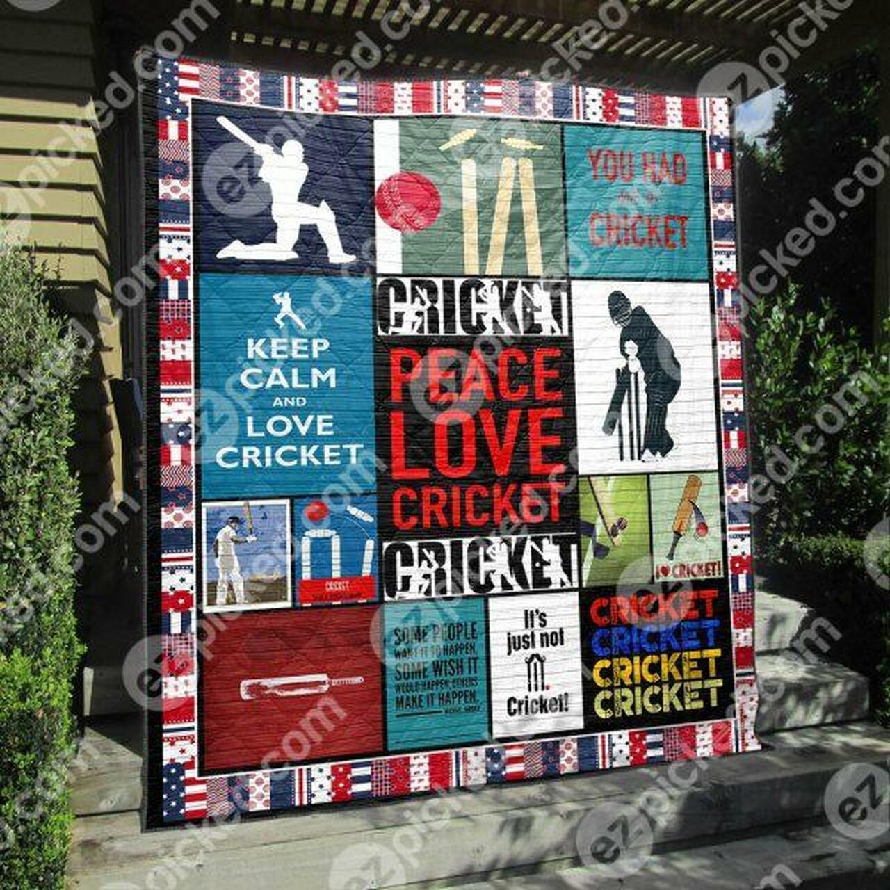 Peace Love Cricket Quilt Blanket Vh09 Quilt