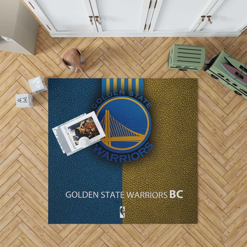 Golden State Warriors Nba Basketball Logo Rug