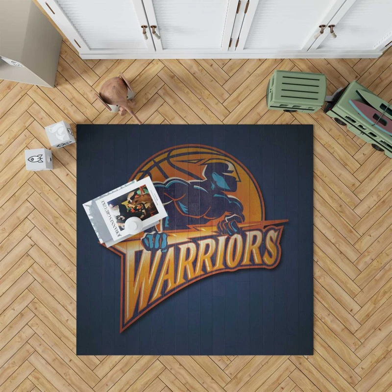 Golden State Warriors Nba Basketball Team Rug