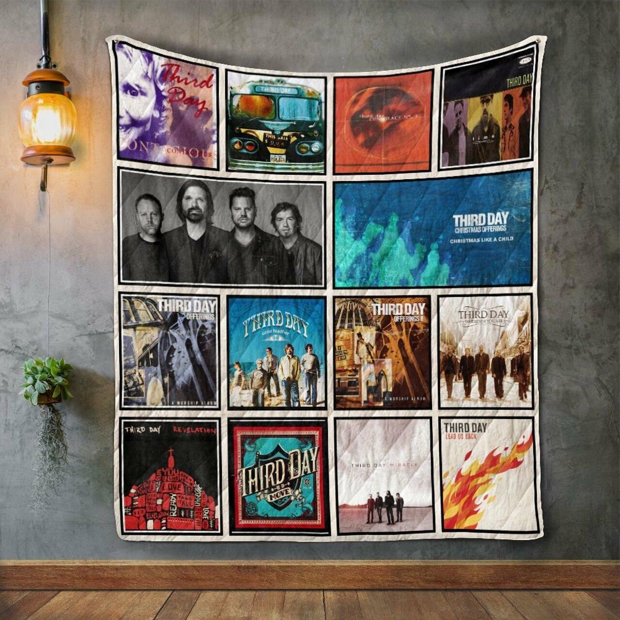 Third Day Album Co Quilt Blanket