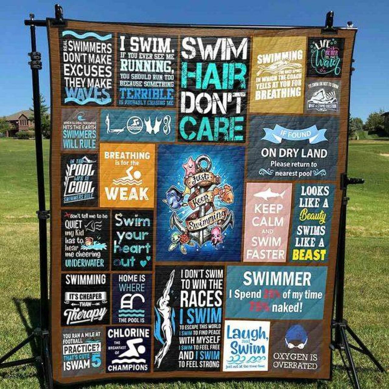 Just Kewimming Quilt Blanket Yhp8 Quilt