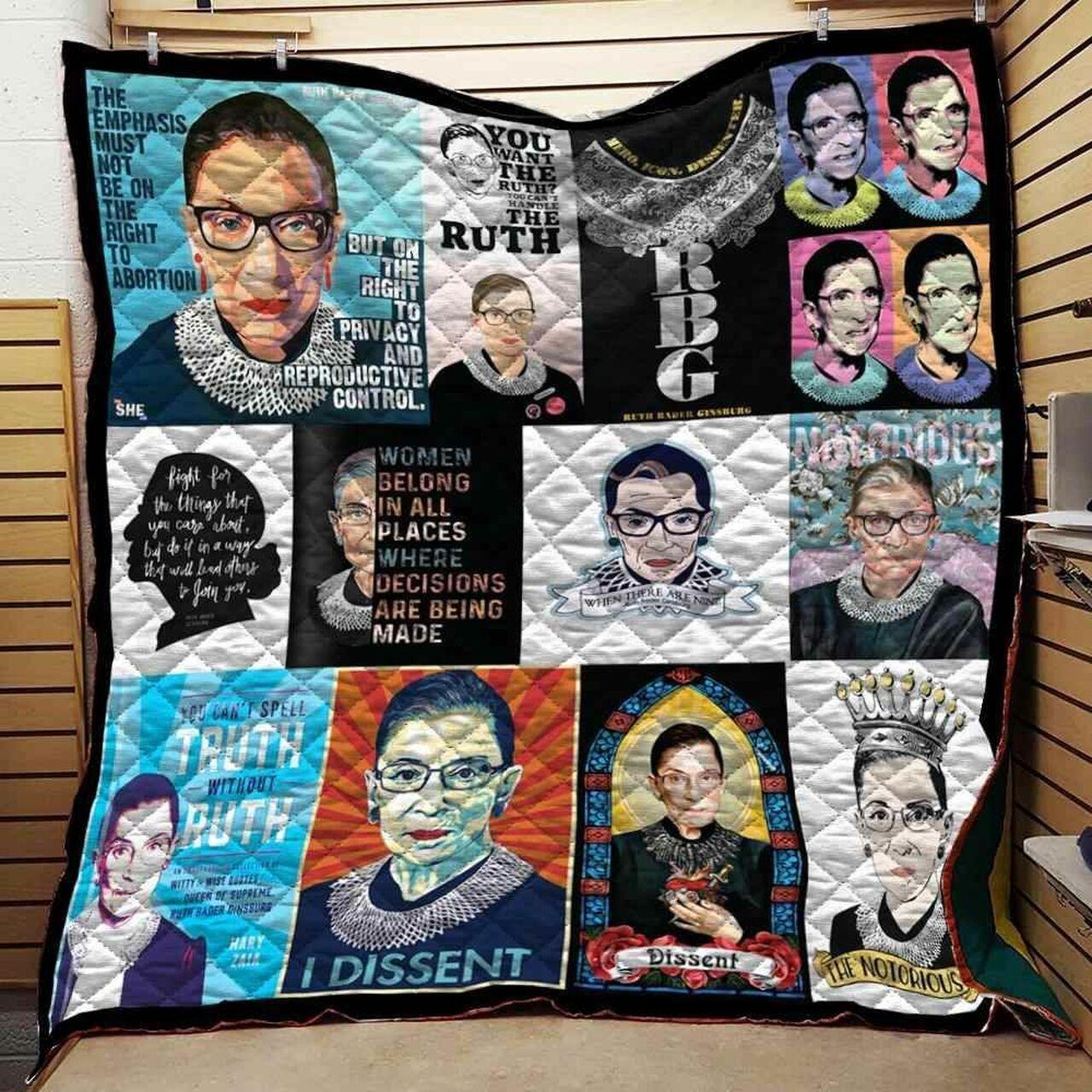 Ruth Bader burgh Qu Blanket Th10072019 Quilt