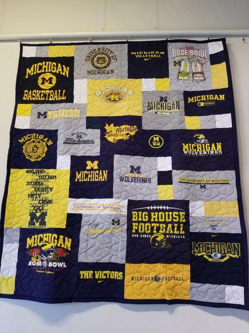 Michigan Pride Quilt Blanket Lv01 Quilt