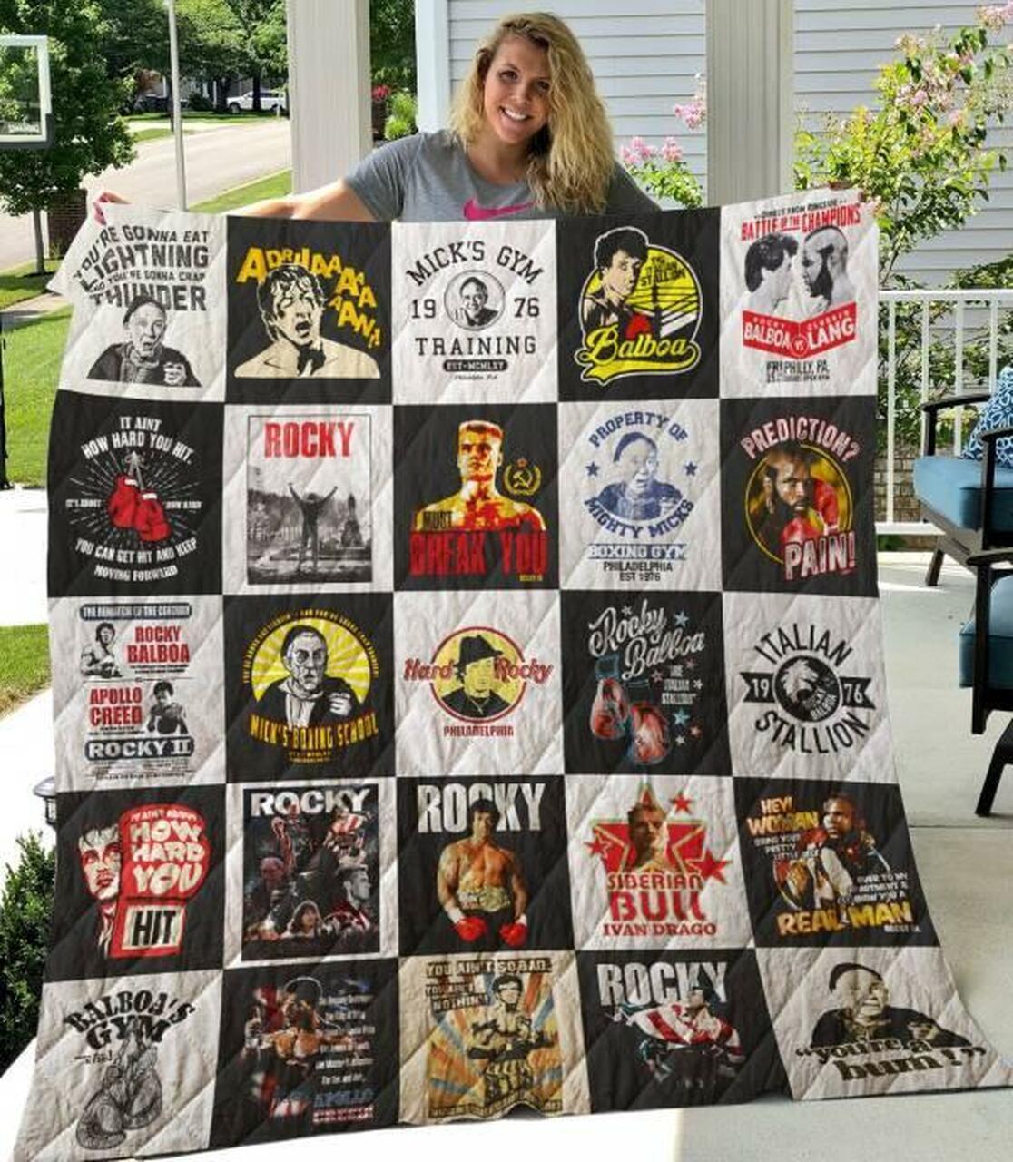 Rocky Balboa Quilt Blanket M150616 Quilt
