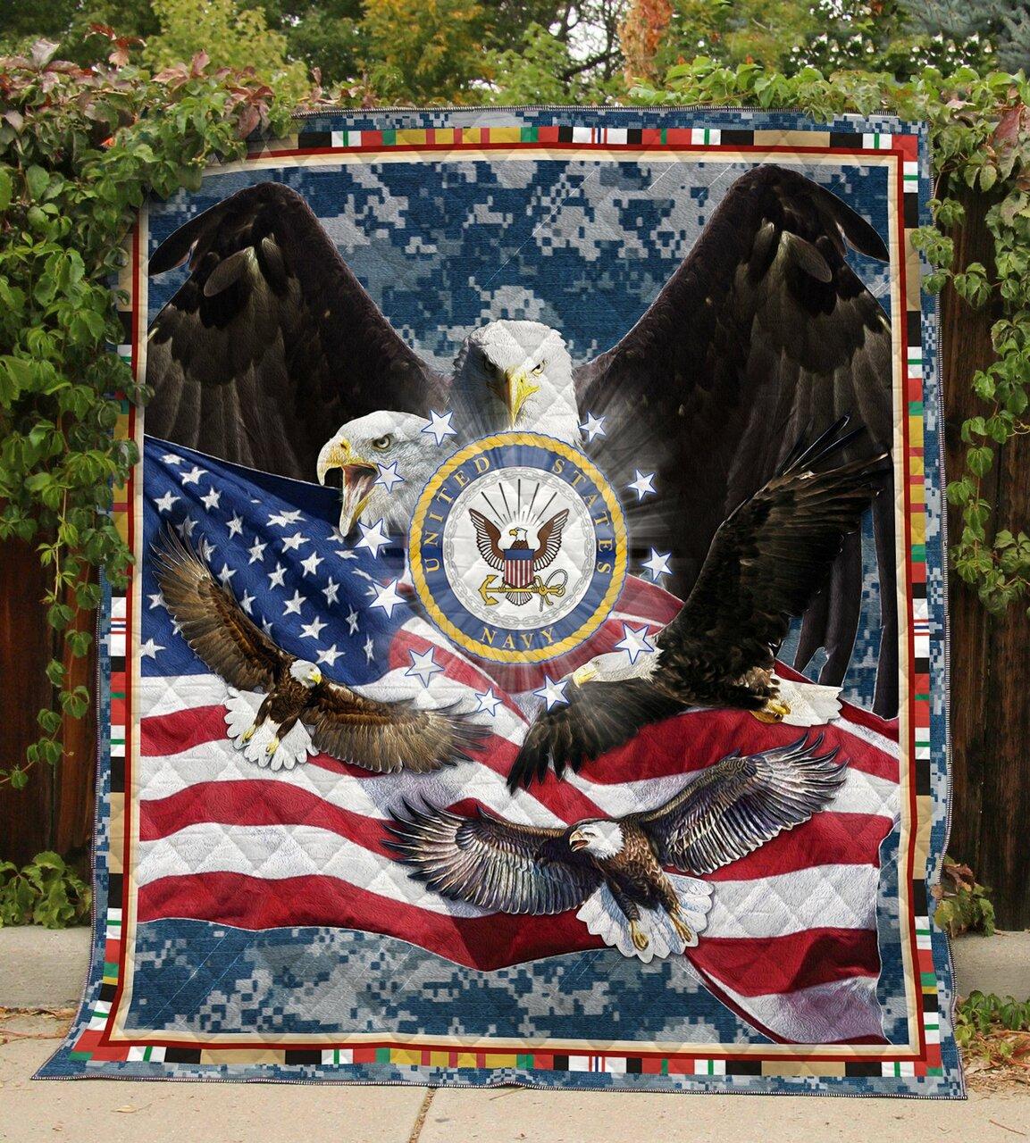 U S Navy Blanket 3D Full Printing Dql-Qdd0029 Quilt