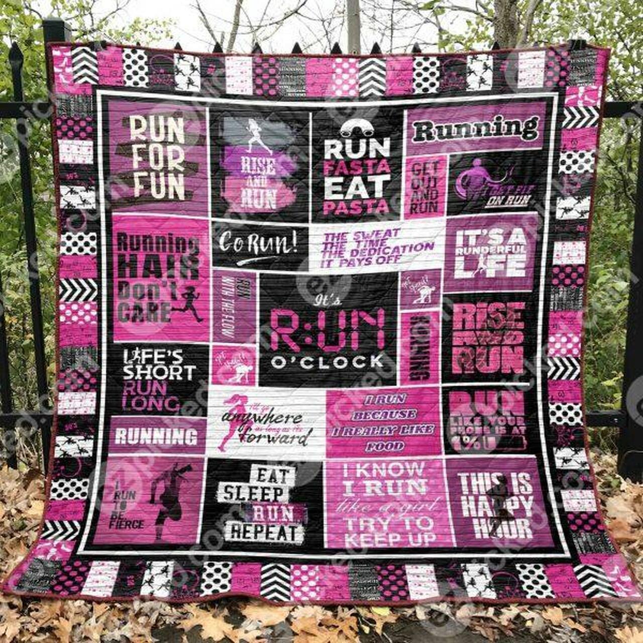 Run Time Quilt Blanket Th19 Quilt